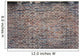 Red brick walls of different colors 