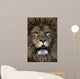 Barbary lion, Panthera leo leo Wall Mural