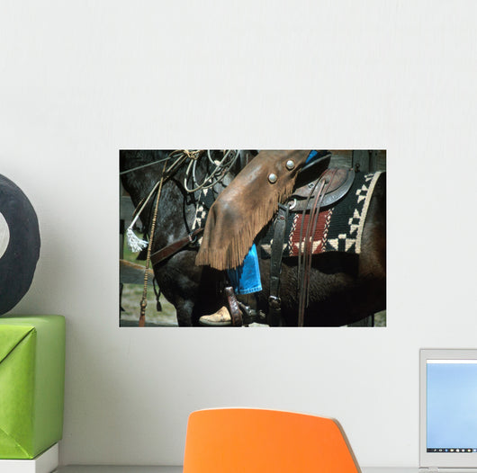  a day in the saddle Wall Mural