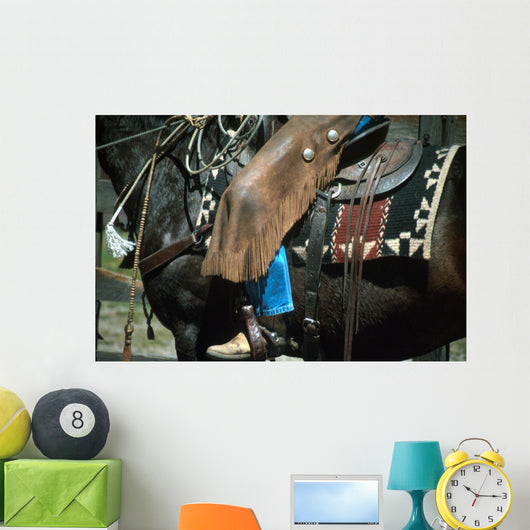  a day in the saddle Wall Mural