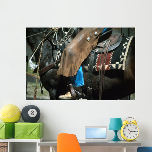  a day in the saddle Wall Mural