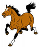 cartoon horse Wall Decal