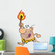 Happy Caveman Wall Decal