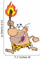 Happy Caveman Wall Decal