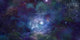 Outer Space Nebula Website Header Wall Mural