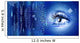 Eye on technology background. 