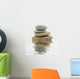 zen spa stones studio isolated Wall Decal