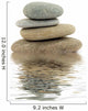 zen spa stones studio isolated Wall Decal
