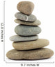 zen spa stones studio isolated Wall Decal