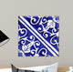 Traditional tiles from Porto, Portugal Wall Mural
