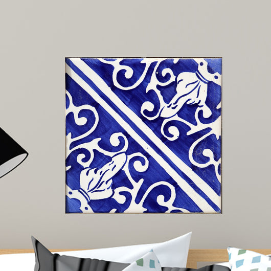 Traditional tiles from Porto, Portugal Wall Mural