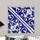Traditional tiles from Porto, Portugal Wall Mural