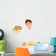 Female Baker with Sweet Wall Decal