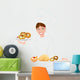 Female Baker with Sweet Wall Decal