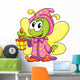 Firefly in Pajamas on White Background, Vector Illustration 