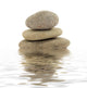 zen spa stones studio isolated Wall Decal