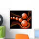 Abstract Background:red Wall Mural