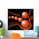 Abstract Background:red Wall Mural