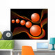Abstract Background:red Wall Mural