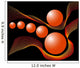 Abstract Background:red Wall Mural