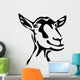 head of goat Wall Decal