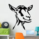 head of goat Wall Decal
