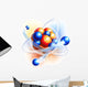 Molecule, atoms and particles Wall Decal