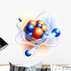 Molecule, atoms and particles Wall Decal