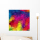 Abstract geometric colorful background. Wall Mural