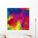 Abstract geometric colorful background. Wall Mural