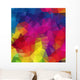 Abstract geometric colorful background. Wall Mural