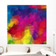 Abstract geometric colorful background. Wall Mural