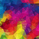 Abstract geometric colorful background. Wall Mural