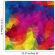 Abstract geometric colorful background. Wall Mural