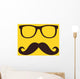 Vector Mustache and Glasses Icon 