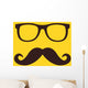 Vector Mustache and Glasses Icon 