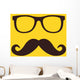 Vector Mustache and Glasses Icon 