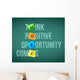 Hope Words Written on a Chalkboard Illustration Wall Mural