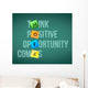 Hope Words Written on a Chalkboard Illustration Wall Mural