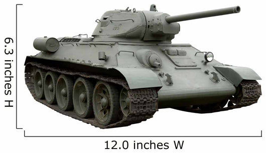soviet tank  T34 Wall Decal