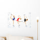 Figure Skating,three women Wall Mural