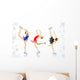 Figure Skating,three women Wall Mural