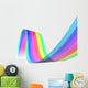 Transparent Colored Waves Wall Decal