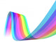 Transparent Colored Waves Wall Decal