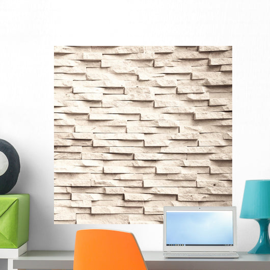 Sand Stone Wall Wall Decal