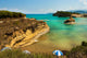 View of the bay of Sidari on Corfu. Canal d'amour Wall Mural