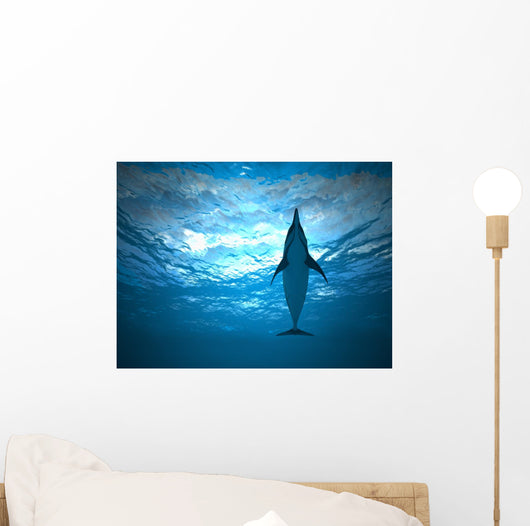 Dolphin under Water Wall Decal