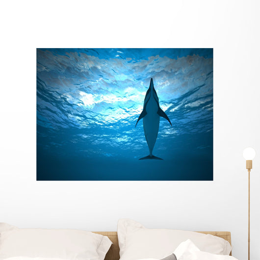 Dolphin under Water Wall Decal