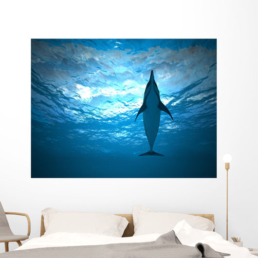 Dolphin under Water Wall Decal