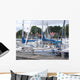 fritidssejlere i hamn Wall Mural